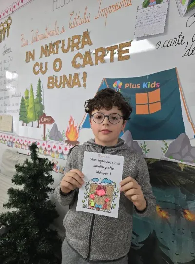 Ziua Internațională a Cititului Împreună, petrecută în aer liber — fotografie 8