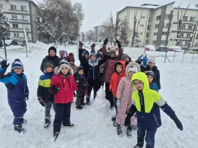 Vacanța de iarnă la PlusKids: lecții, bulgăreală și râsete — fotografie 24