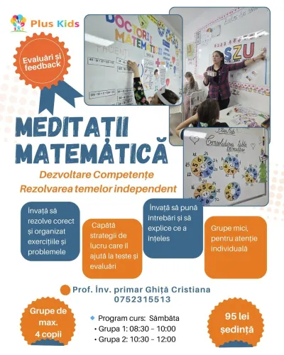 Extra maths tutoring for grades I–IV — photo 1