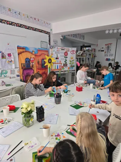 The magic flowers workshop: an experiment with coloured water — photo 15