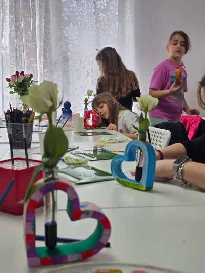 The magic flowers workshop: an experiment with coloured water — photo 20