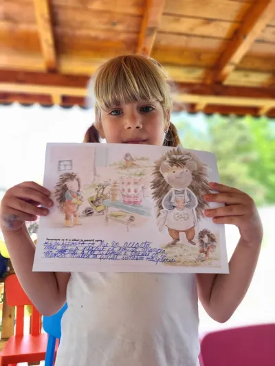 A reading day: "The Cookie Mouse and the Surprise in the Garden" — photo 15