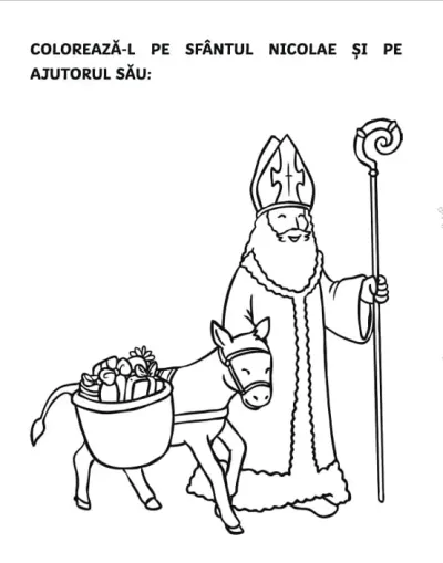 On Saint Nicholas' eve: two colouring and cutting activities — photo 6