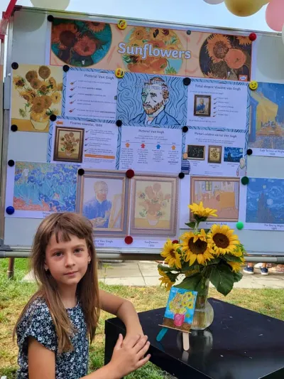 Little artists discover colours, techniques and Constantin Brâncuși — photo 27