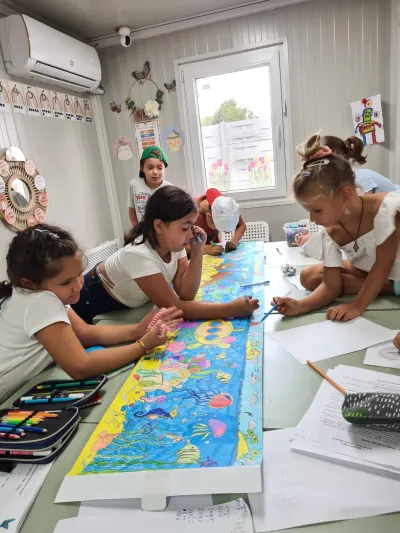 Little artists discover colours, techniques and Constantin Brâncuși — photo 60