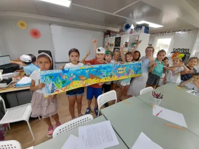 Little artists discover colours, techniques and Constantin Brâncuși — photo 61