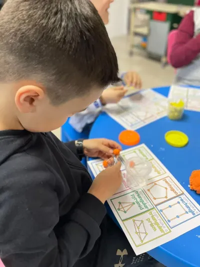 We played with geometric shapes — photo 1