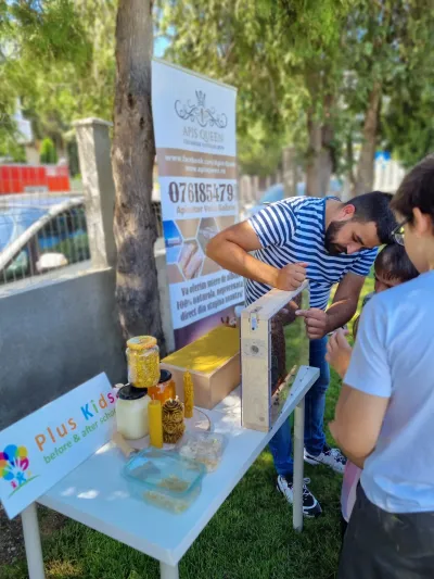 Albinele au venit la Școala de Vară: faguri, ceară și un trântor în palmă — fotografie 4