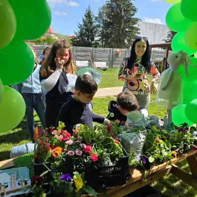 Săptămâna verde: flori și semințe plantate de copii — fotografie 8