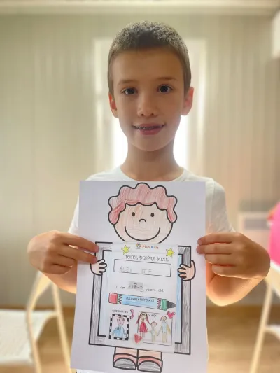 The first day at PlusKids, before and after school — photo 4