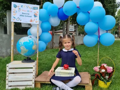 The first day at PlusKids, before and after school — photo 6