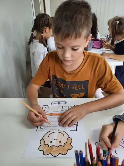 The first day at PlusKids, before and after school — photo 10