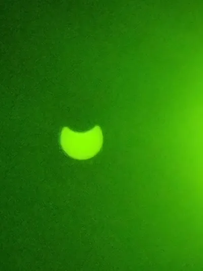 The partial solar eclipse, watched at the Institute of Space Science — photo 13