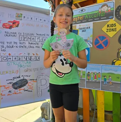 Week 6: road safety, with a practical course in the yard — photo 21