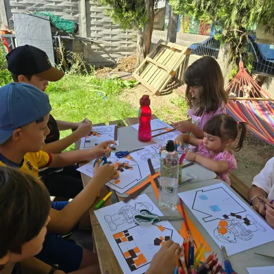 Week 6: road safety, with a practical course in the yard — photo 36
