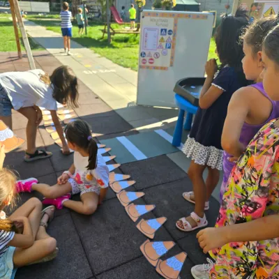 Week 6: road safety, with a practical course in the yard — photo 43