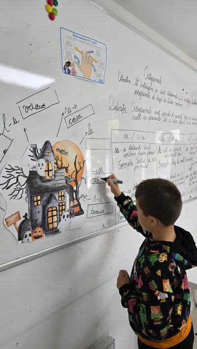Autumn holidays: educational activities and Halloween preparations — photo 7