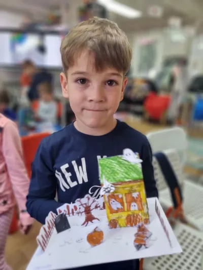 Autumn holidays: educational activities and Halloween preparations — photo 11
