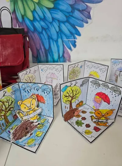 Autumn holidays: educational activities and Halloween preparations — photo 37