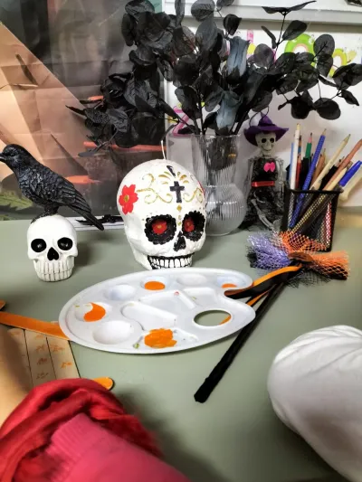The Halloween party: a costume parade and the witch's house — photo 30